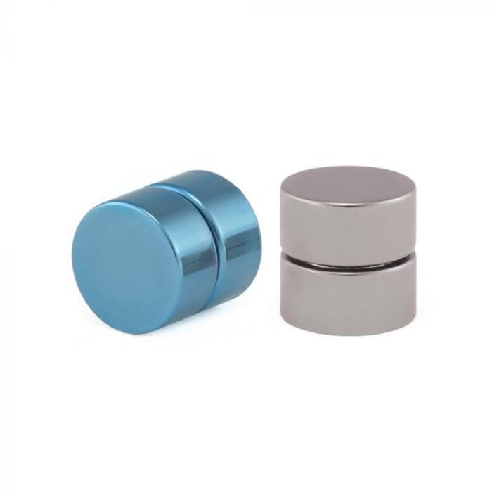 Photo of magnetic faux plugs for small gauge piercings