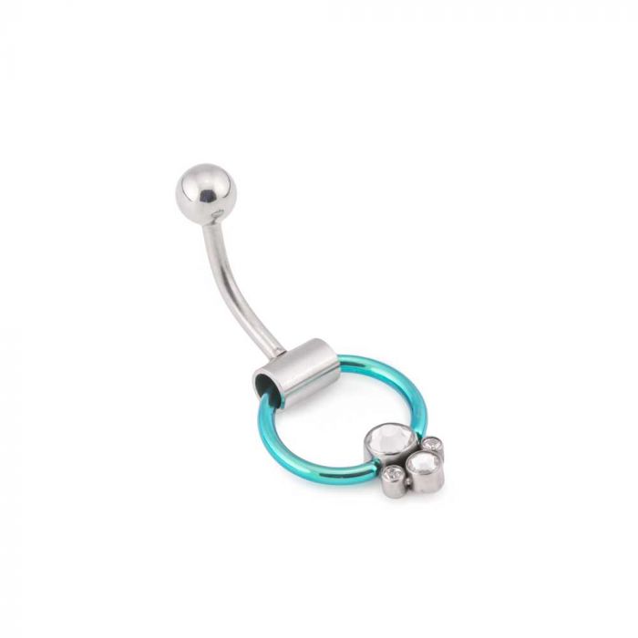 Photo of custom made belly button ring