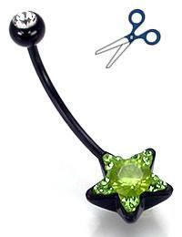 Belly Button Ring, Navel Jewelry, Pregnancy Belly Button Ring