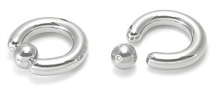 Tension-Style or Traditional Captive Bead Rings