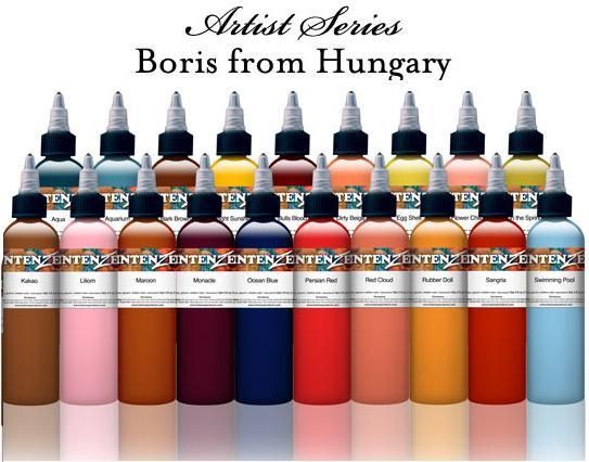 Boris from Hungary Intenze Tattoo Ink