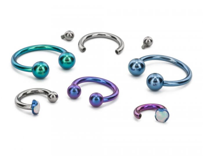 Circular Barbell, Titanium Circular Barbell, Basic Body Jewelry
