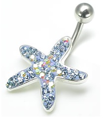 Starfish Belly Button Ring