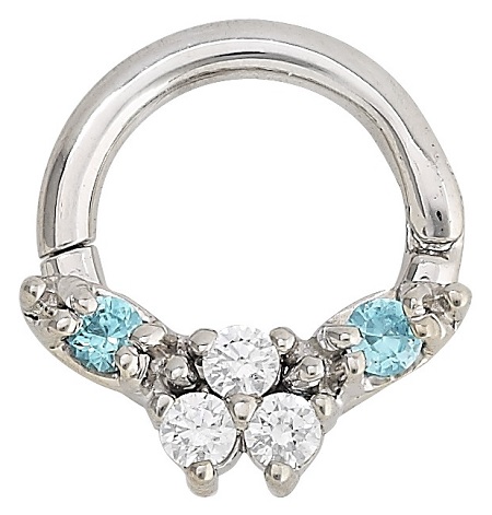 Custom Daith Rings for Daith Piercings, Ear Piercings, Nipple Piercings, and Septum Piercings