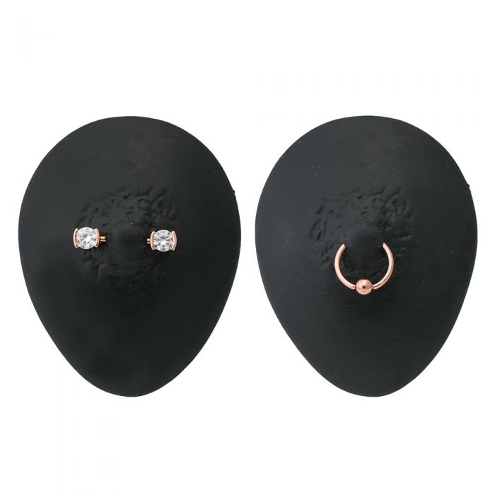 Silicone Nipple Body Bit, Nipple Jewelry, Nipple Barbell, Pierced Nipples