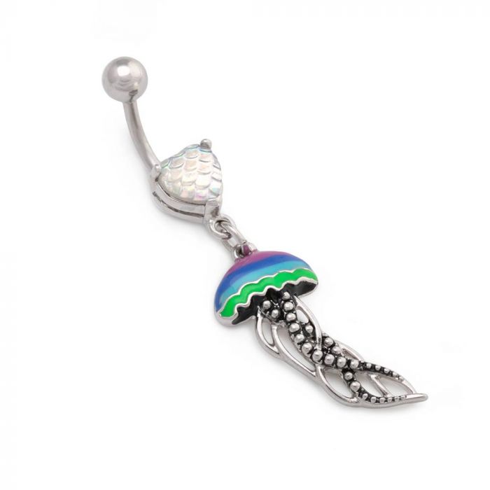 Dangle Belly Button Ring, Dangle Navel Ring, Dangly Jewelry, Dangle Body Jewelry