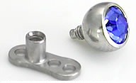 Microdermal Cheek Piercing Jewelry