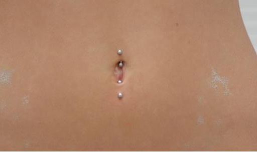 Double Navel Ring, Double Belly Button Ring, Double Belly Button Piercing, Navel Jewelry