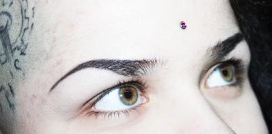 Third Eye Dermal Piercing by Arseniy Andersson