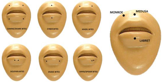 Most Popular Lip Piercing Types 