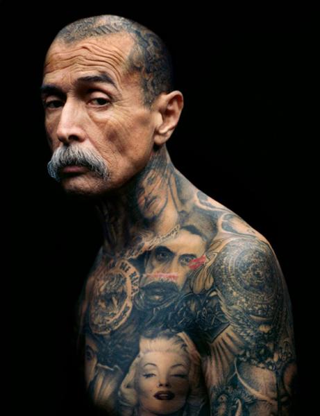 Tattoos and Aging | Older Tattooed Man