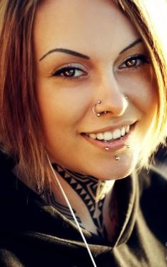Nose, Lip & Labret Piercings by Arseniy Andersson | Facial Piercings