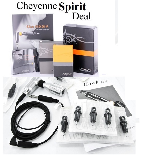 The Cheyenne Hawk Spirit Tattoo Machine Set