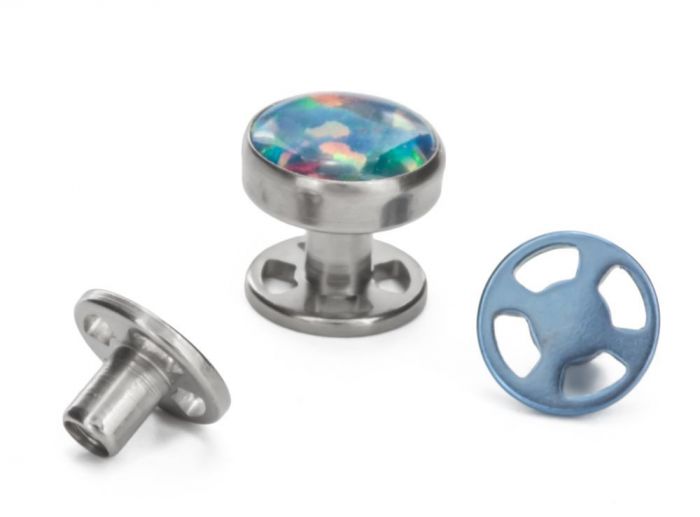 Photo of titanium skin diver with synthetic opal