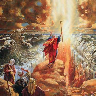 Moses Parting the Red Sea | Did He Really Get a Tattoo to Commemorate His People's Escape From Egypt? 