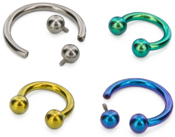 Circular Barbells for Septum Piercings 
