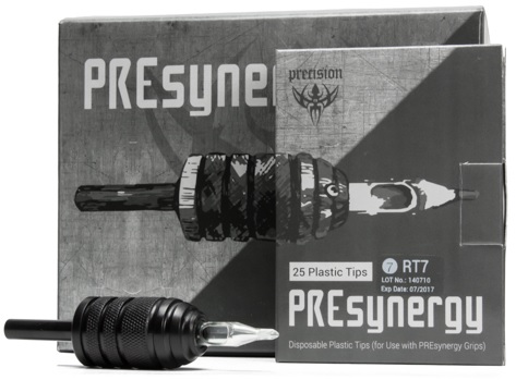 PreSynergy Tattoo System | Mix and Match PreSynergy Tattoo Grips With Your Preferred Tips 