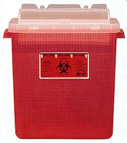 Photo of sharps container