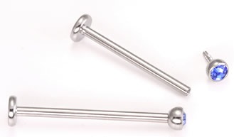 Cheek Piercing Jewelry | Extra Long Labret Studs for Cheek Piercings 