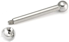 Externally Threaded Straight Barbell 