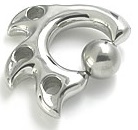 Men's Captive Bead Rings 