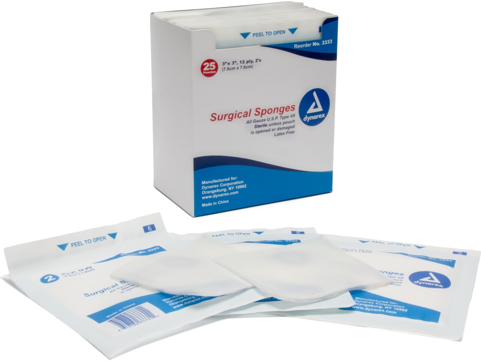 Sterile Gauze for Tattooing, Piercing, Scarification and Branding 