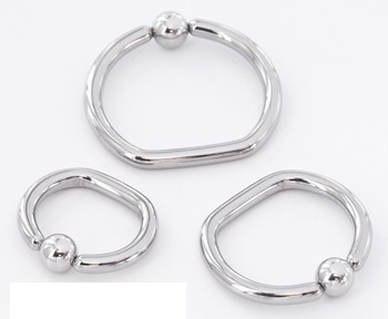 D-Rings Make Good Upper Frenum Piercing Jewelry, But Typically Straight Barbells Work Best 