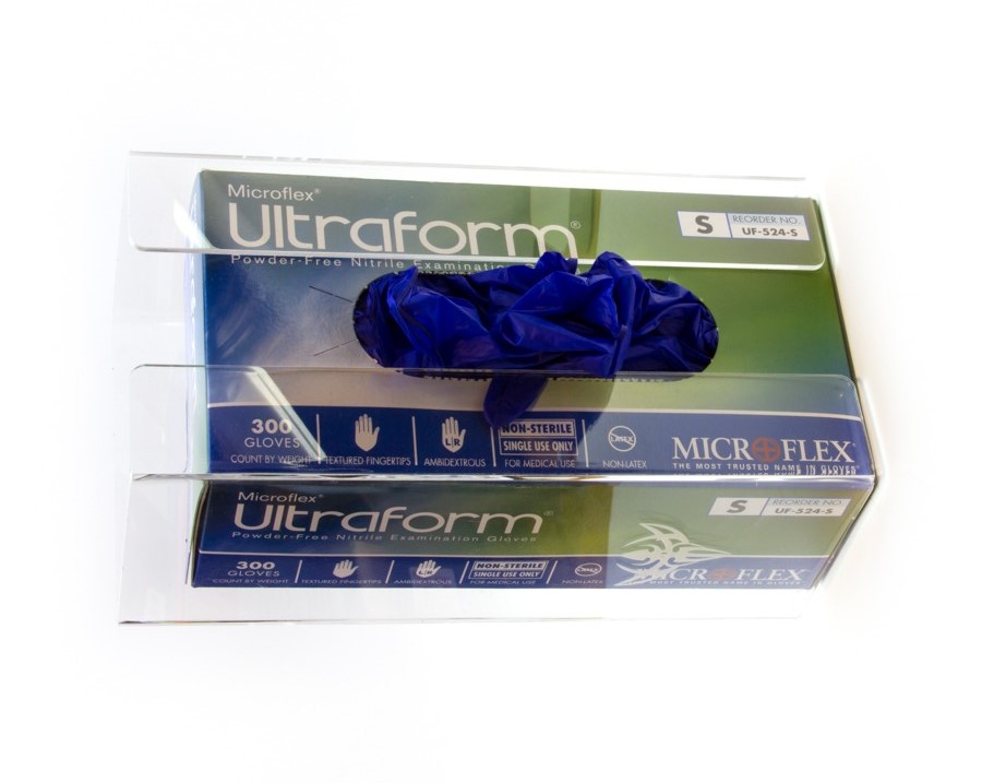 Acrylic Glove Box Holders for Latex and Nitrile Gloves 