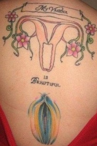 Bad Tattoo: My Vagina Is Beautiful With a Poor Vaginal Image and an Onion Beneath 