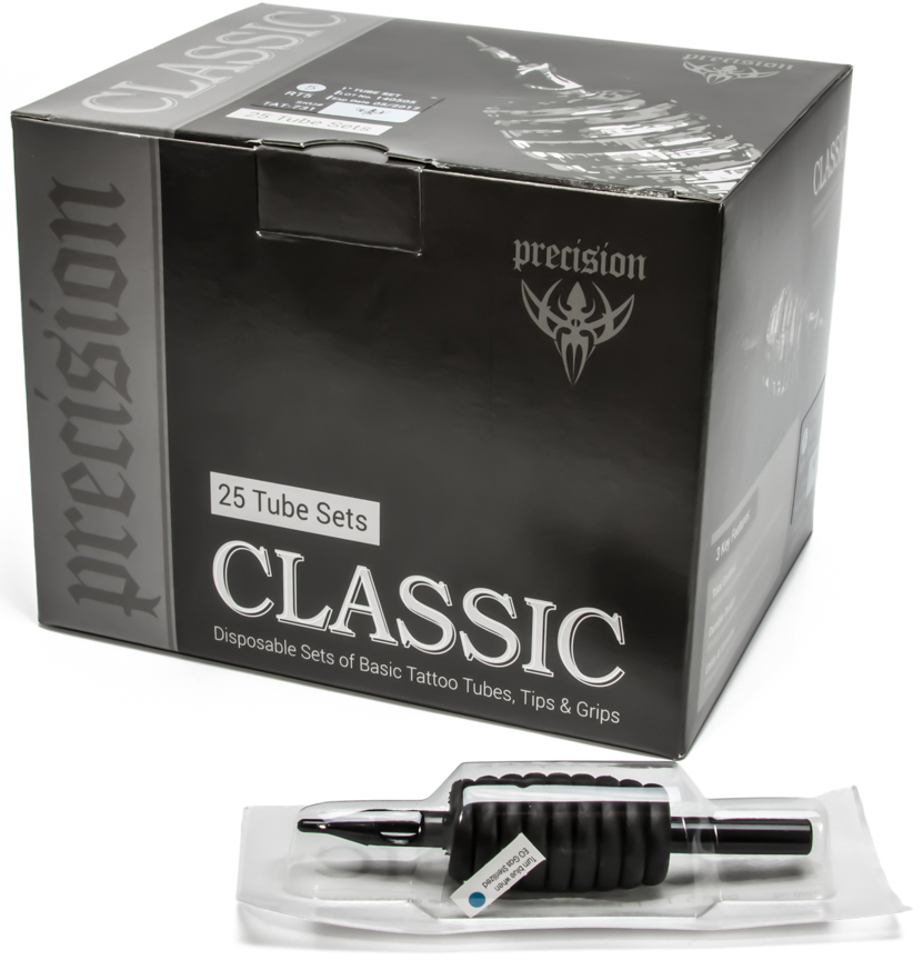 Precision Disposable Tattoo Tubes | Precision Classic Disposable Tattoo Tubes 