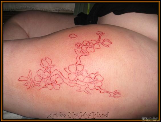 Scarification Art by NotMyBlood in Painful Pleasures' Online Body Mod Photo Gallery 
