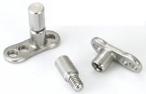 Dermal and Surface Piercing Healing Posts 