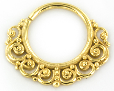 14k Gold Septum Rings 