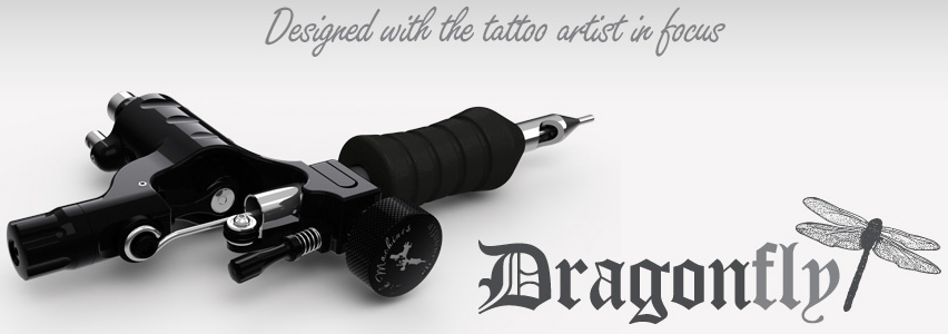 Dragonfly Tattoo Machines by Ink Machines Sweden 