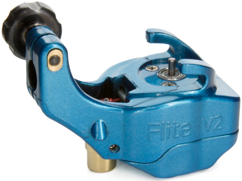 InkJecta Flite V2.1 Vice Model Rotary Machine in Pearl Blue 