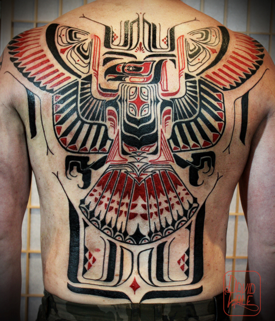 Native American Bird Totem Tattoo 