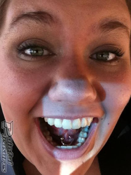 Tongue Web Piercing Pictures 