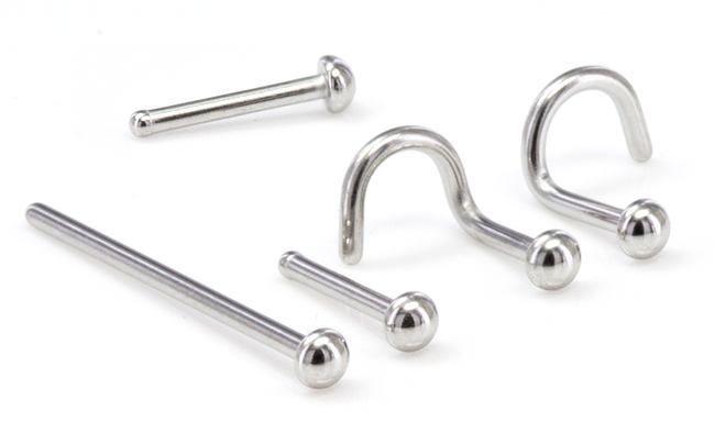 Nose Bone, Fishtail, Nose Screw