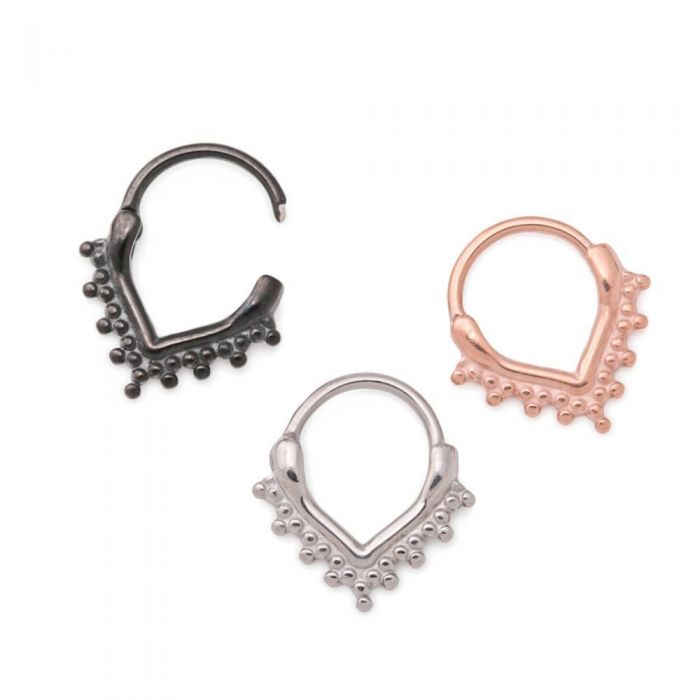 Septum Jewelry, Septum Ring, PVD Septum Jewelry