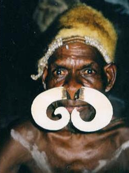 Aboriginal Man With Septum Tusks 