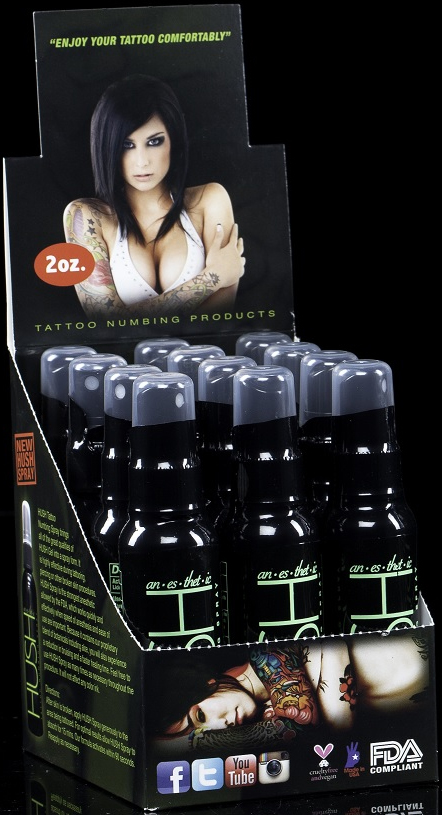 Hush Tattoo Anesthetic Spray 