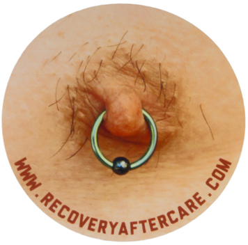 Recovery Aftercare Pierced Nipple Stickers 