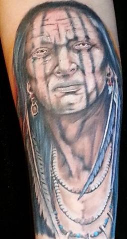 Native American Tattoo by Cliff Kealoha Jr. Native American Tattoo by Cliff Kealoha Jr.