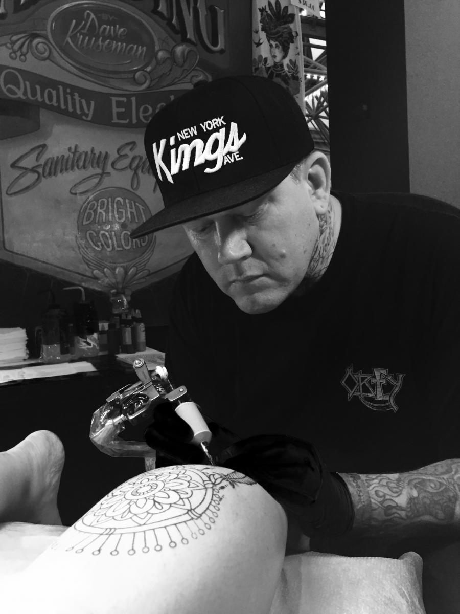 dave kruseman, olde line tattoo