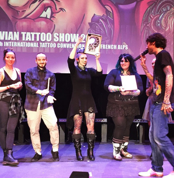 Teresa Sharpe, Evian Tattoo Show