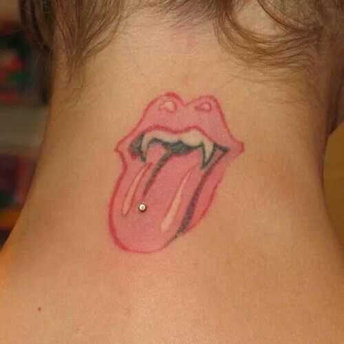 nape, neck, piercing