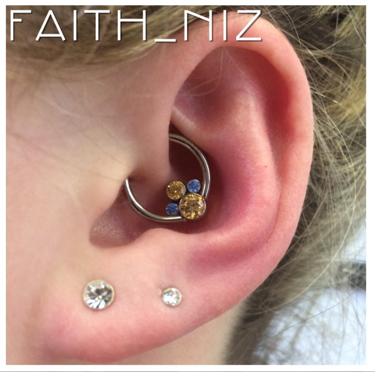 Daith Piercing, Daith Jewelry, Anxiety Piercing