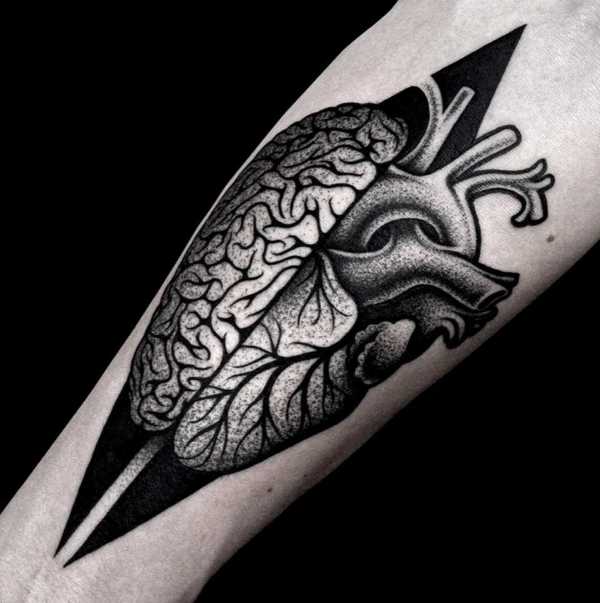 pointillism tattoo, dot work tattoo, kami czapiga tattoo