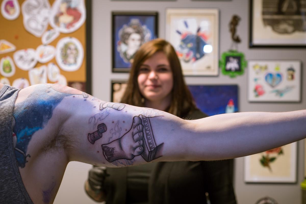 Meredith Bertschin, Custom Tattoo, Tattooed Heart Studios