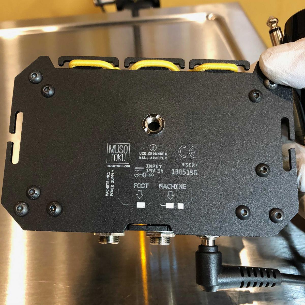Musotoku Power Supply, Back of Musotoku Power Supply, Power Supply